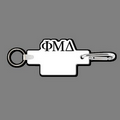Key Clip W/ Key Ring & Phi Mu Delta Key Tag